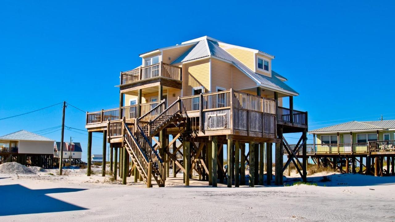 Kowabunga - You'Ll Love The Rooftop Deck And Private Heated Dipping Pool! Pet Friendly! Home Dauphin Island Luaran gambar